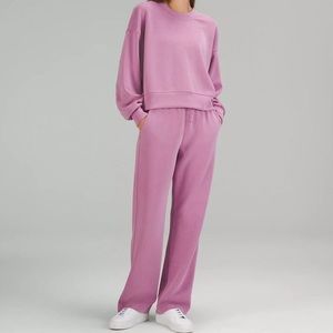 Lululemon Softstreme Perfectly Oversized Cropped Crew
